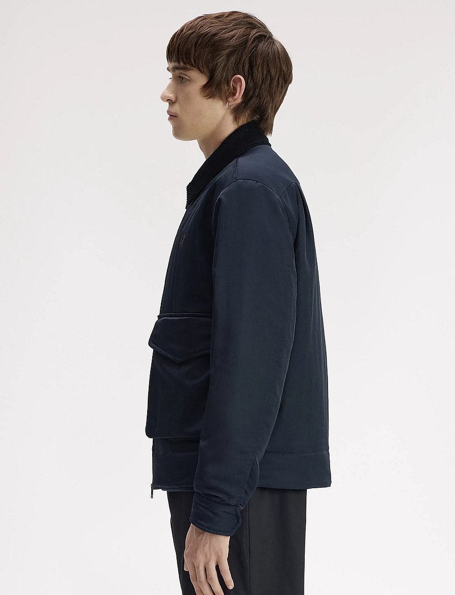 Fred Perry - NYLON CABAN JACKET - fall jackets - navy - 3