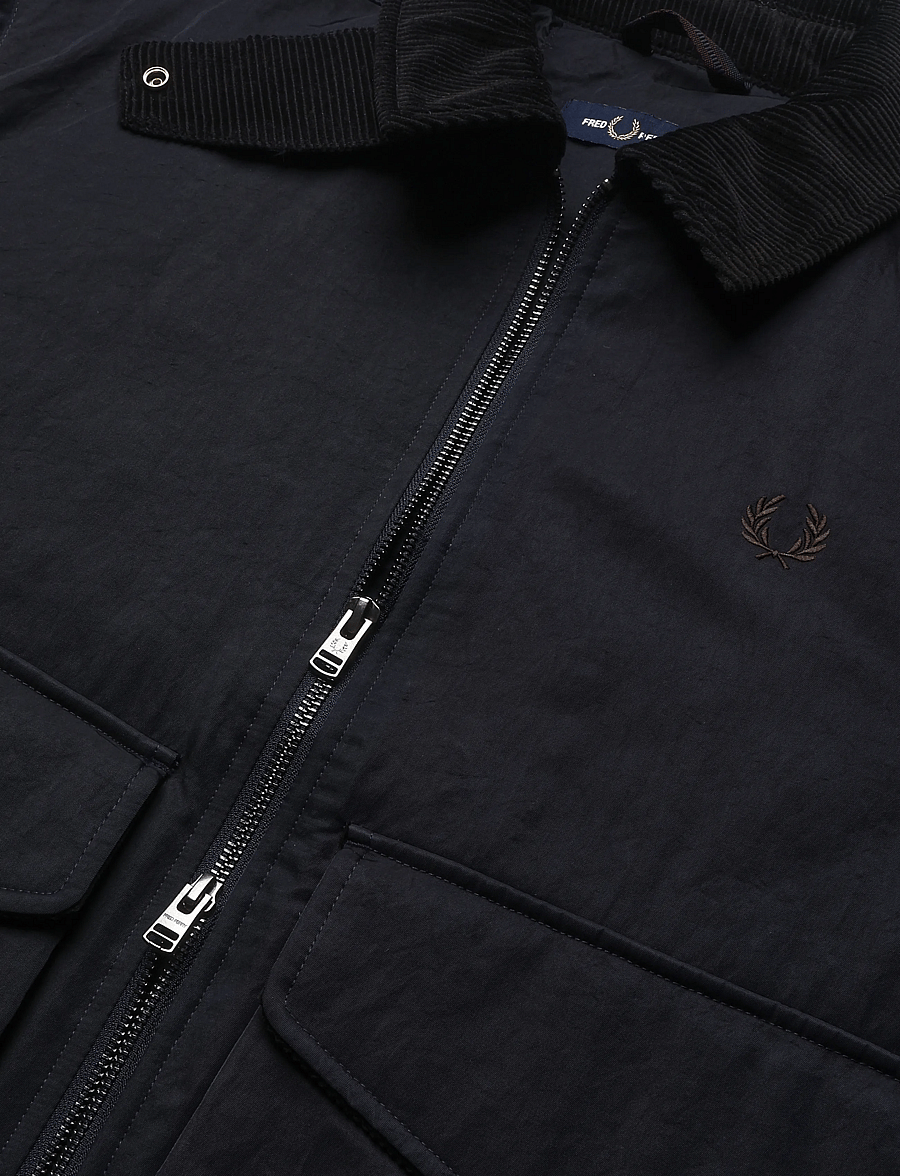 Fred Perry - NYLON CABAN JACKET - fall jackets - navy - 5