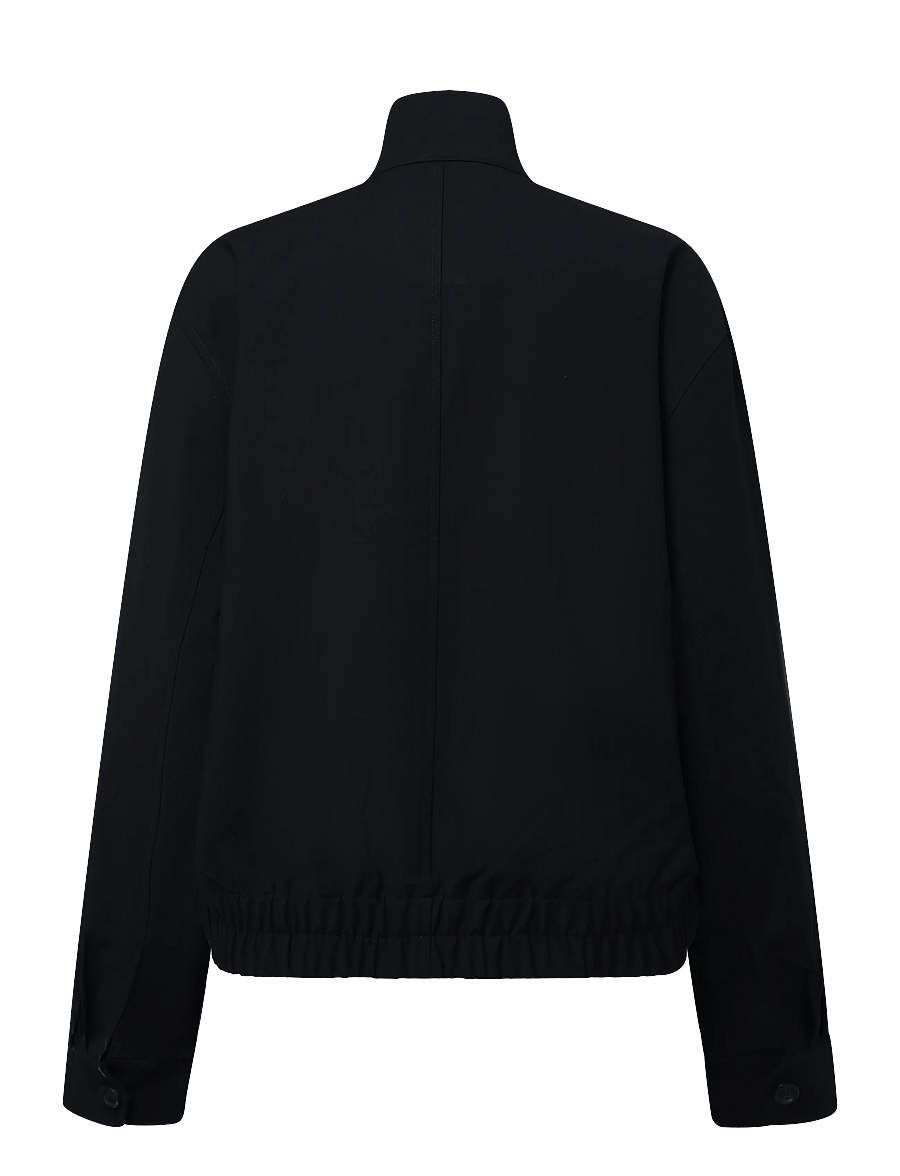 Fred Perry - PATCH POCKET F NECK JKT - efterårsjakker - black moss - 1