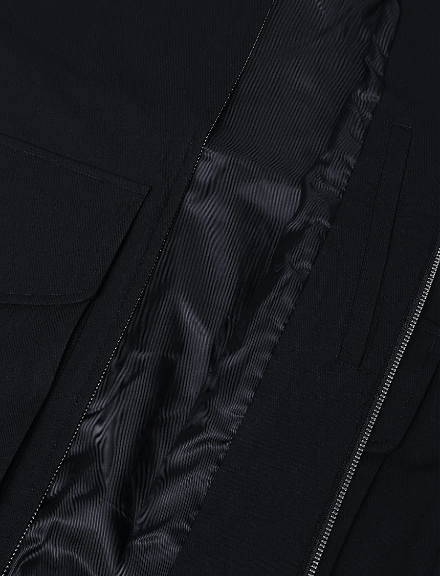 Fred Perry - PATCH POCKET F NECK JKT - efterårsjakker - black moss - 4