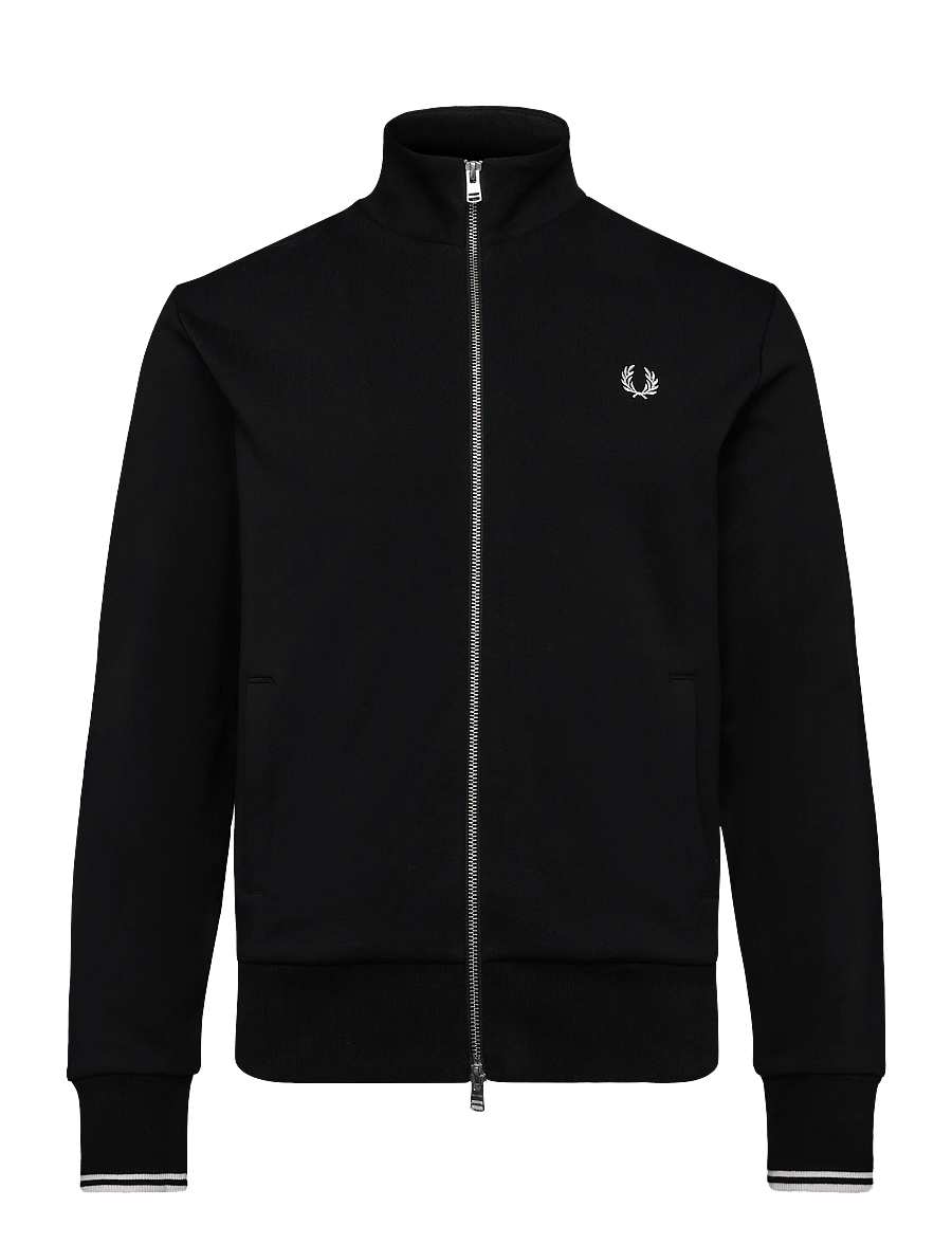 Fred Perry - ZIP THROUGH SWEATSHIRT - shop by occasion - black - 0