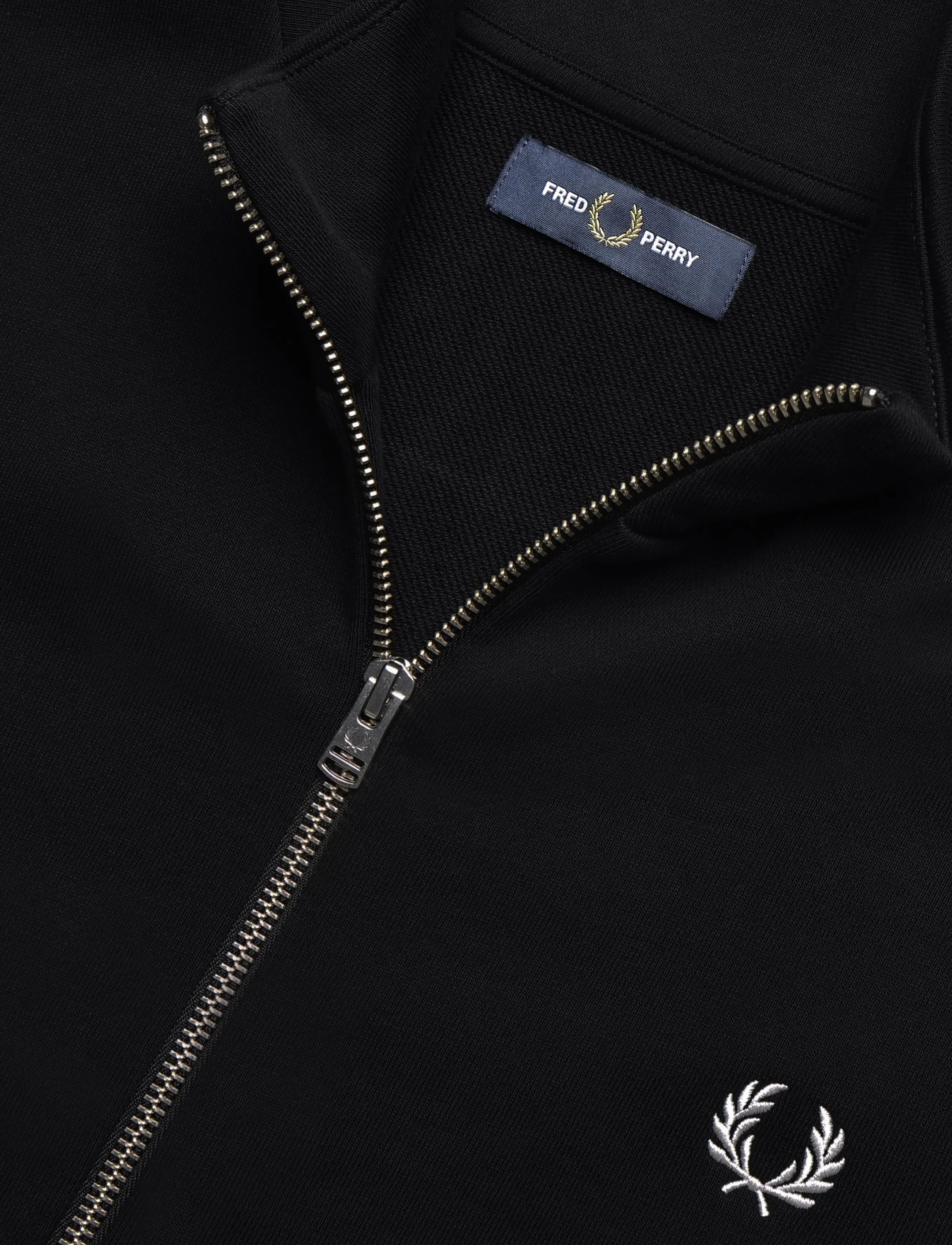 Fred Perry - ZIP THROUGH SWEATSHIRT - shop by occasion - black - 2