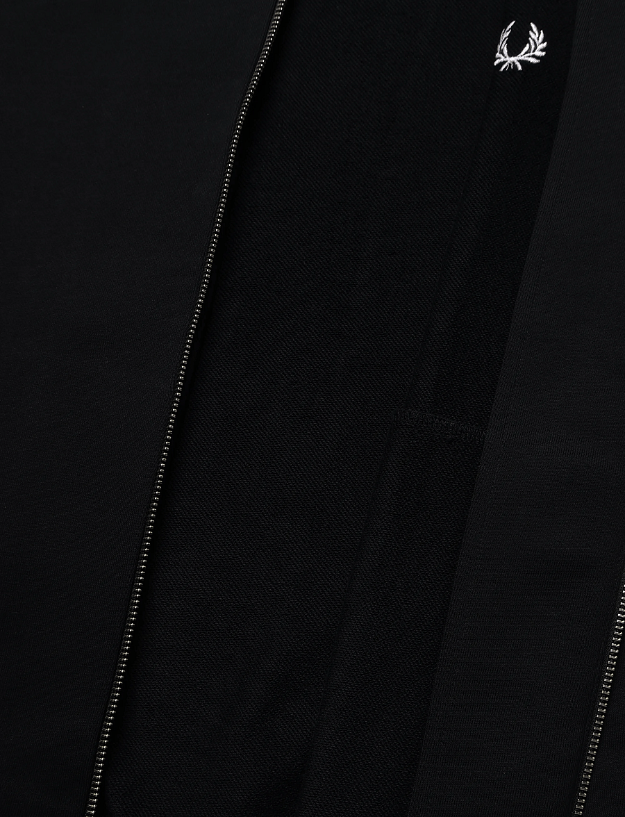 Fred Perry - ZIP THROUGH SWEATSHIRT - shop by occasion - black - 4
