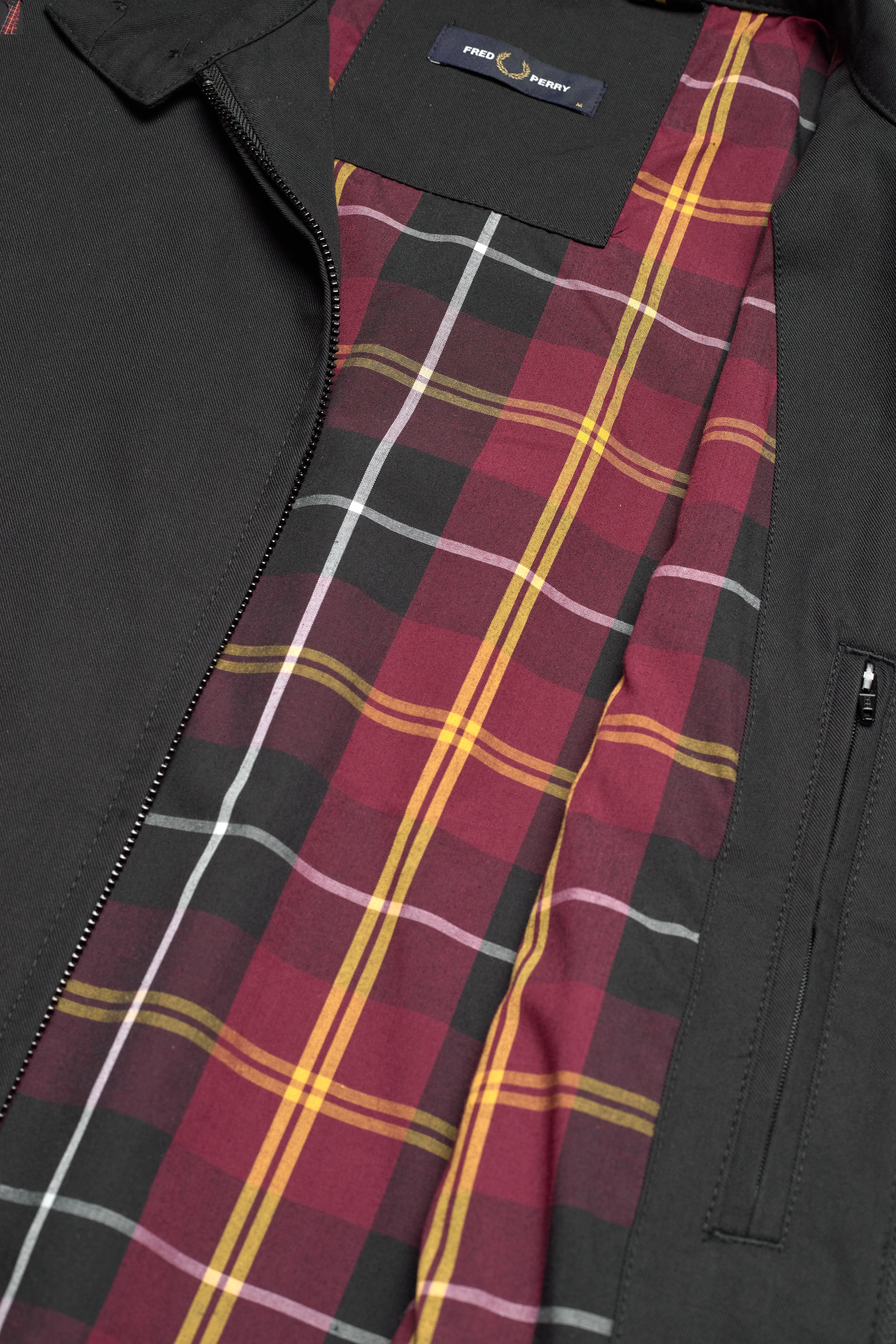 Fred Perry - HARRINGTON JACKET - black - 4