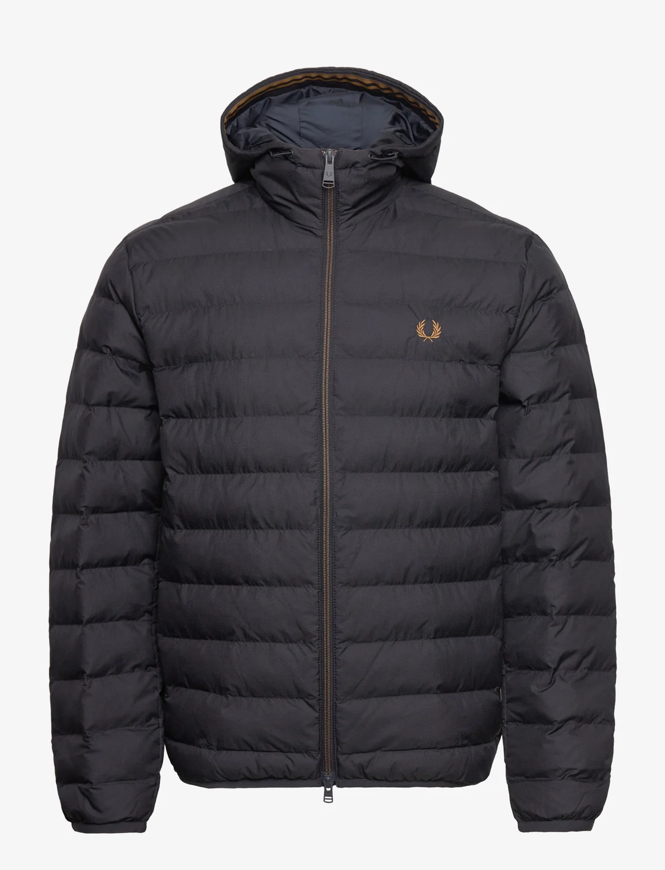 Fred Perry - HOODED INSULATED JKT - talvitakit - navy - 0