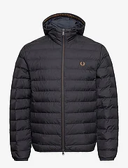 Fred Perry - HOODED INSULATED JKT - vinterjackor - navy - 0