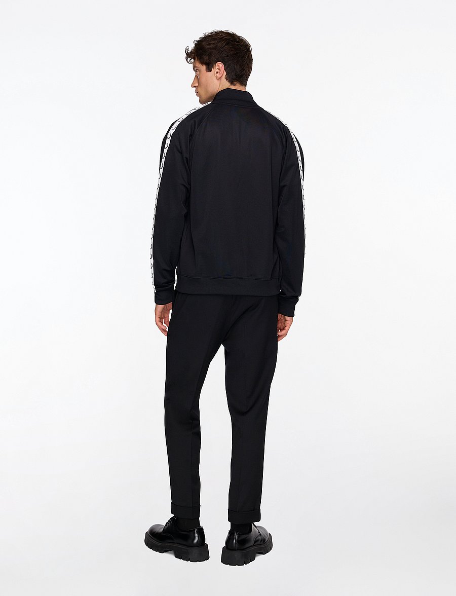 Fred Perry - TAPED TRACK JACKET - urlaubsfavoriten - black - 4