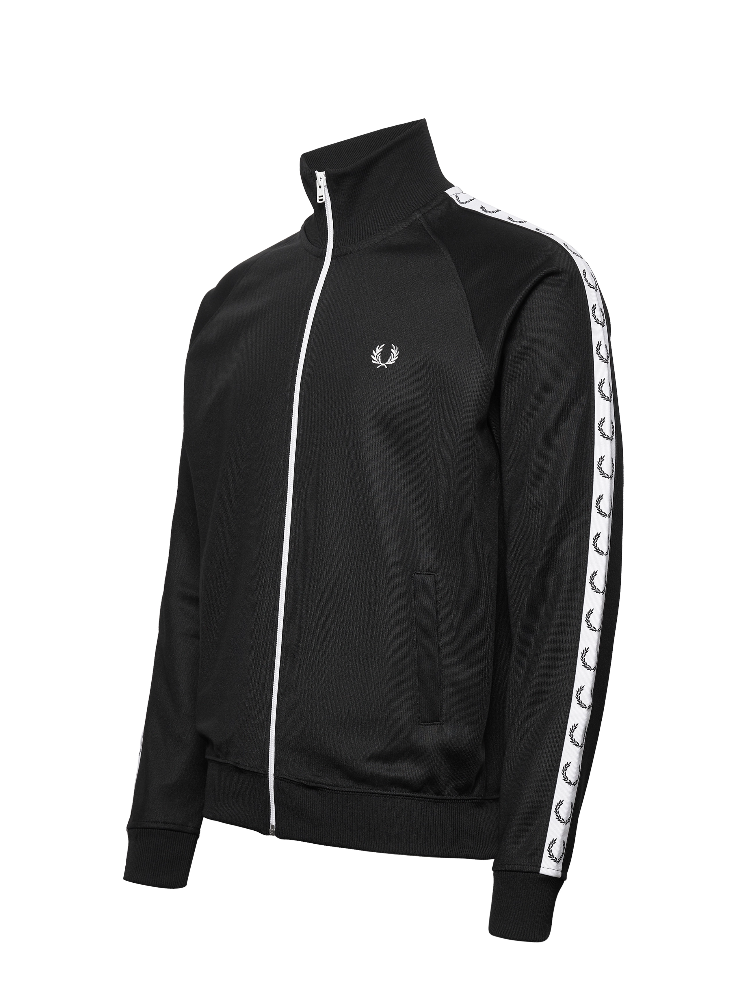 Fred Perry Taped Track Jacket (FPYJ4620) - Sweatshirts - Boozt.com