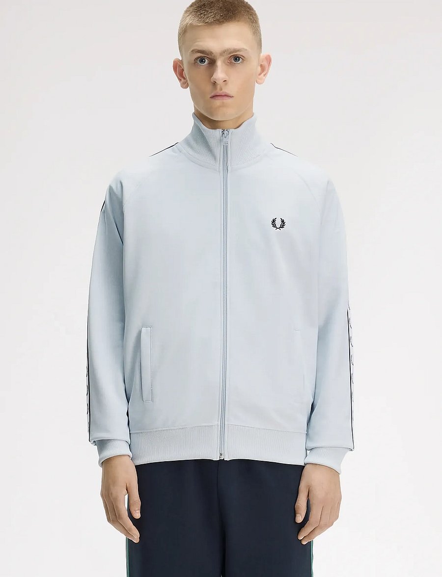 Fred Perry - TAPED TRACK JACKET - urlaubsfavoriten - dusky blue - 0