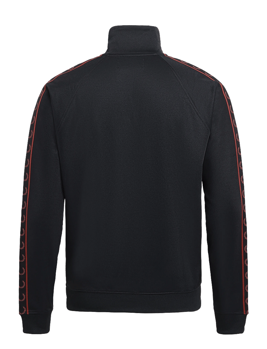 Fred Perry - CONTRAST TAPE TRACK JKT - oberteile - black - 1