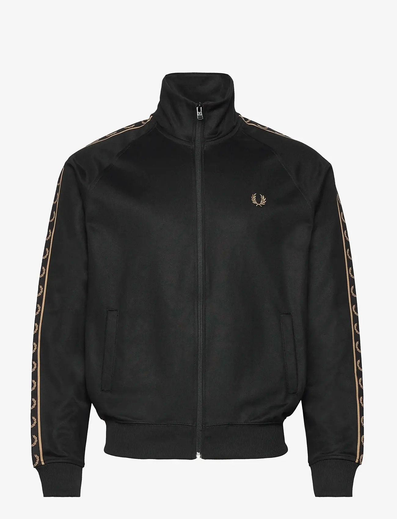 Fred Perry - CONTRAST TAPE TRACK JKT - shop by occasion - black/shadedston - 0