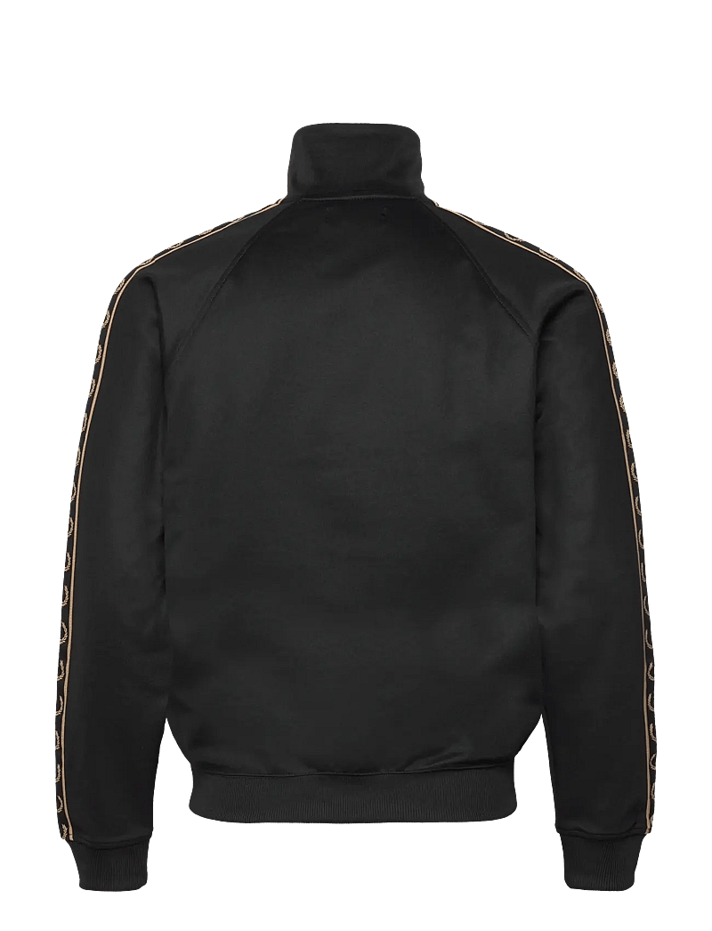 Fred Perry - CONSTRAST TAPED TRK JKT - veste sport - black/shadedston - 1