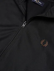 Fred Perry - CONTRAST TAPE TRACK JKT - dressipluusid - black/warm stone - 2