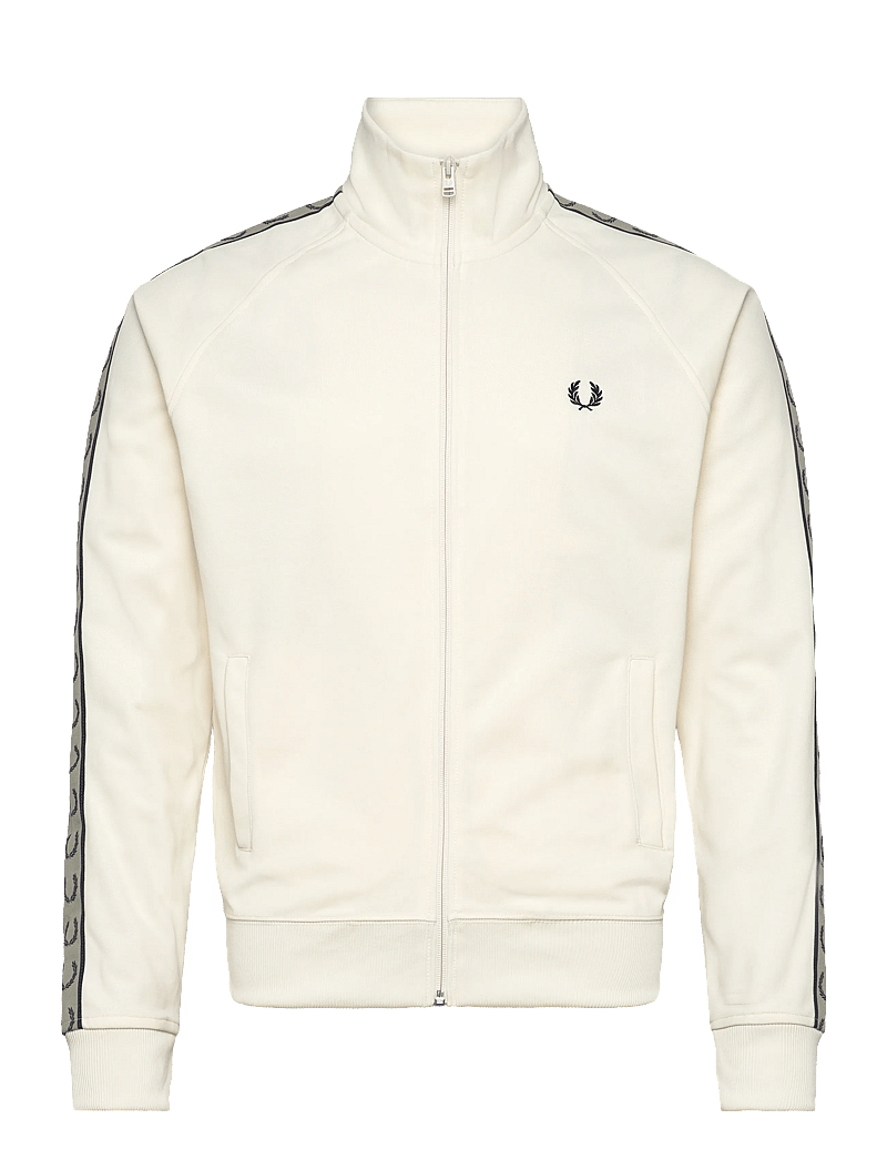 Fred Perry - CONTRAST TAPE TRACK JKT - oberteile - ecr/nvy/seagrss - 1