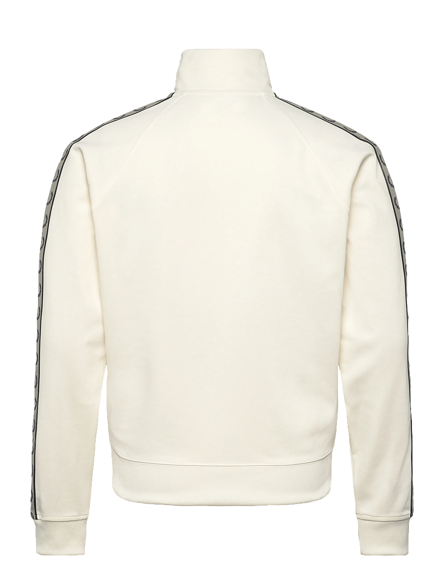 Fred Perry - CONTRAST TAPE TRACK JKT - sweatshirts - ecr/nvy/seagrss - 2