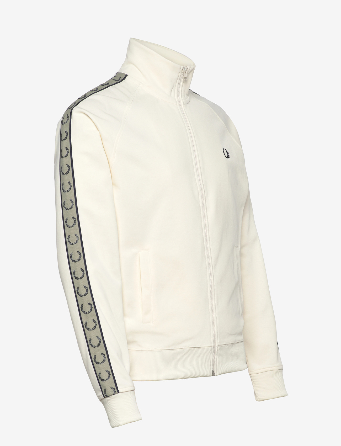 Fred Perry - CONSTRAST TAPED TRK JKT - sportsjakker - ecr/nvy/seagrss - 2