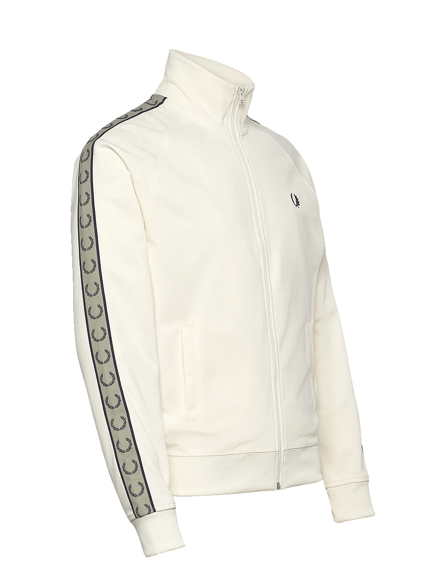 Fred Perry - CONTRAST TAPE TRACK JKT - oberteile - ecr/nvy/seagrss - 3