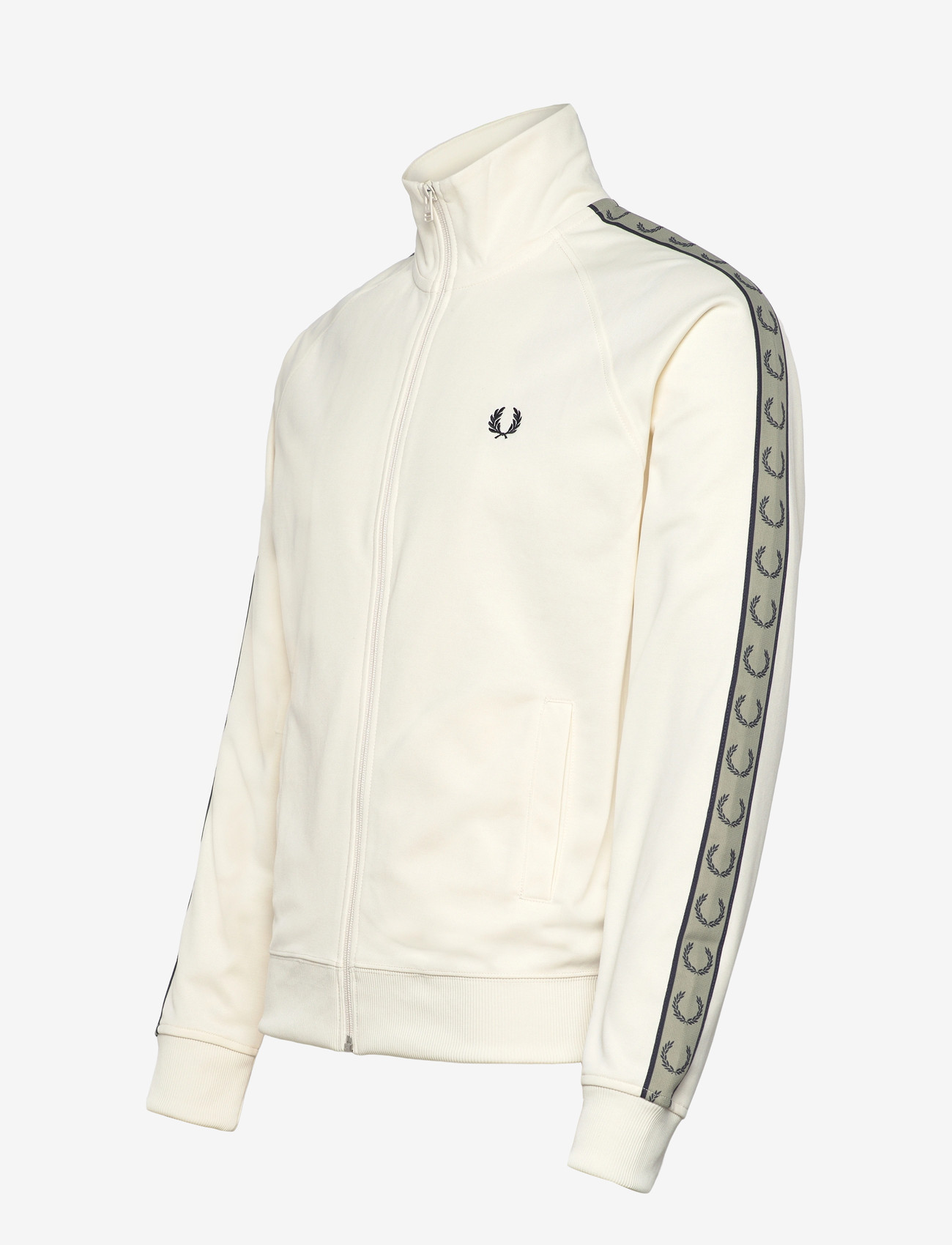 Fred Perry - CONSTRAST TAPED TRK JKT - sportsjakker - ecr/nvy/seagrss - 3