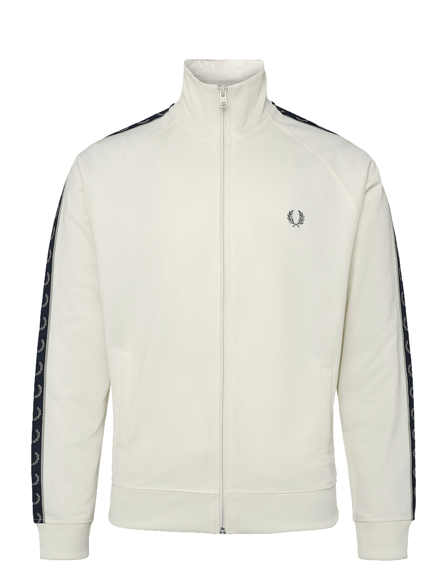 Fred Perry - CONTRAST TAPE TRACK JKT - tops - ecru - 0