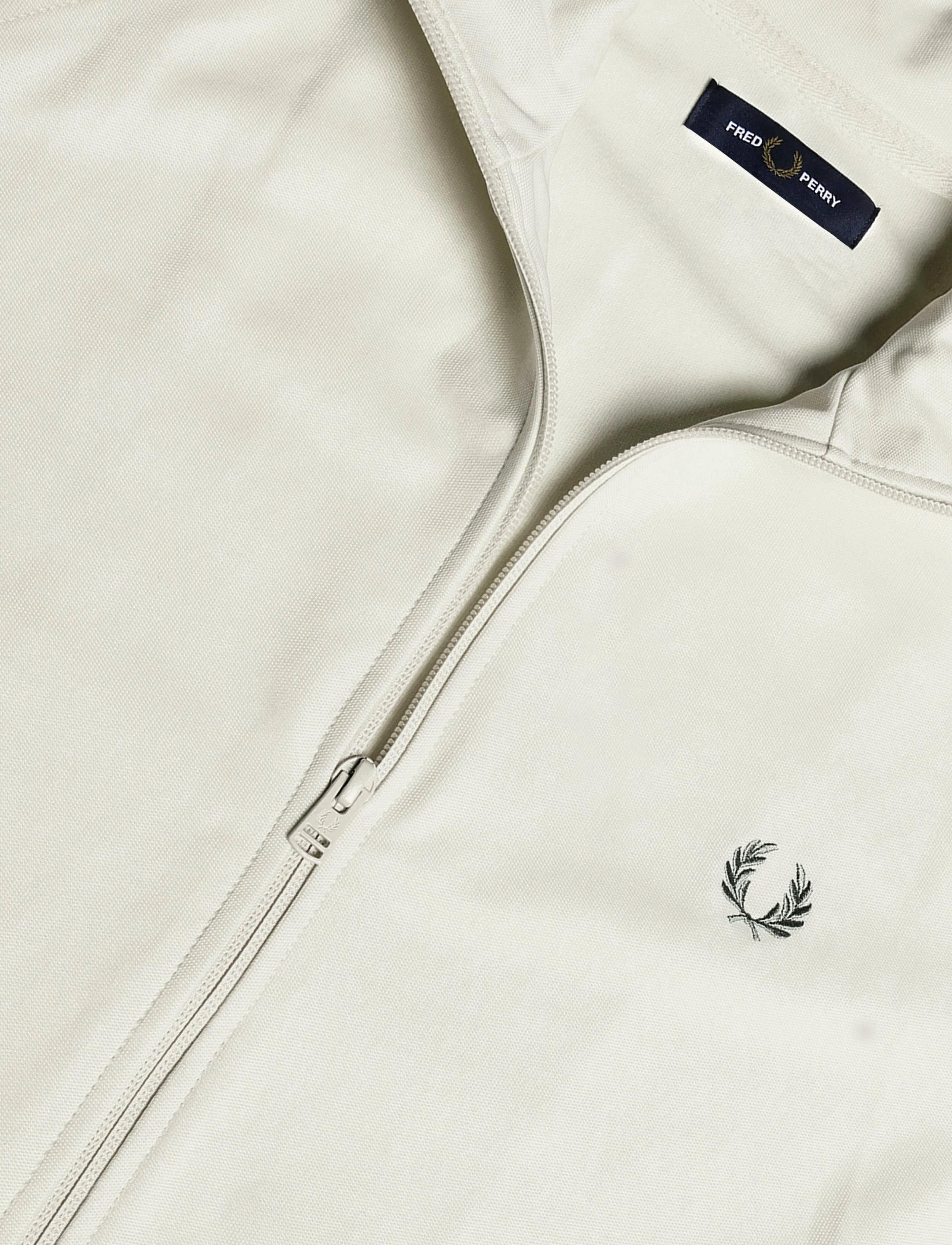 Fred Perry - CONTRAST TAPE TRACK JKT - tops - ecru - 2