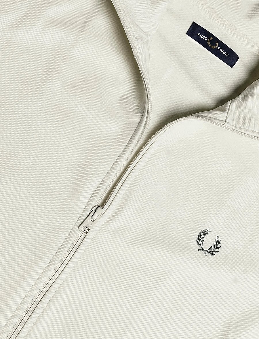 Fred Perry - CONTRAST TAPE TRACK JKT - tops - ecru - 2