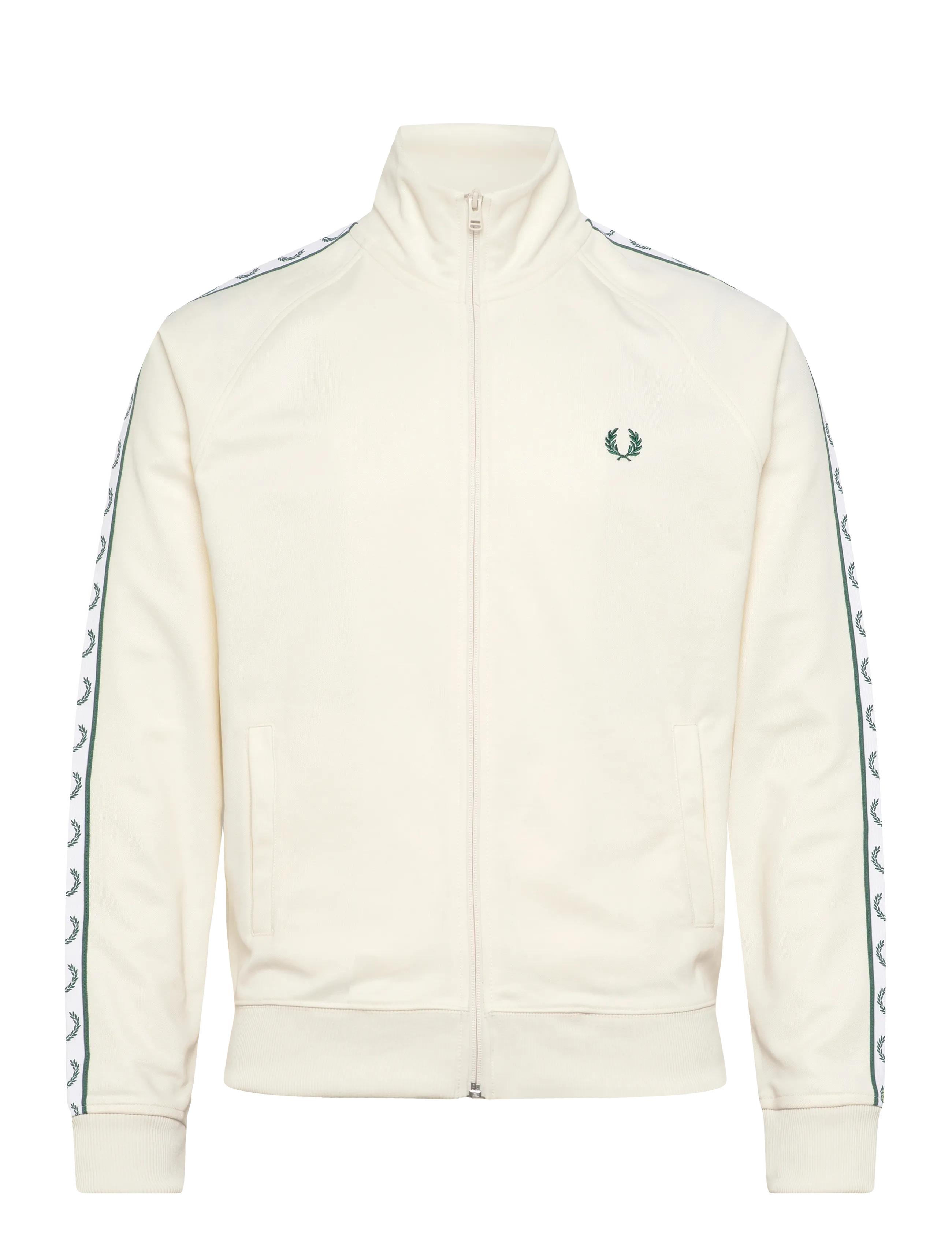 FRED PERRY Constrast Taped Trk Jkt Cream - L - Herren
