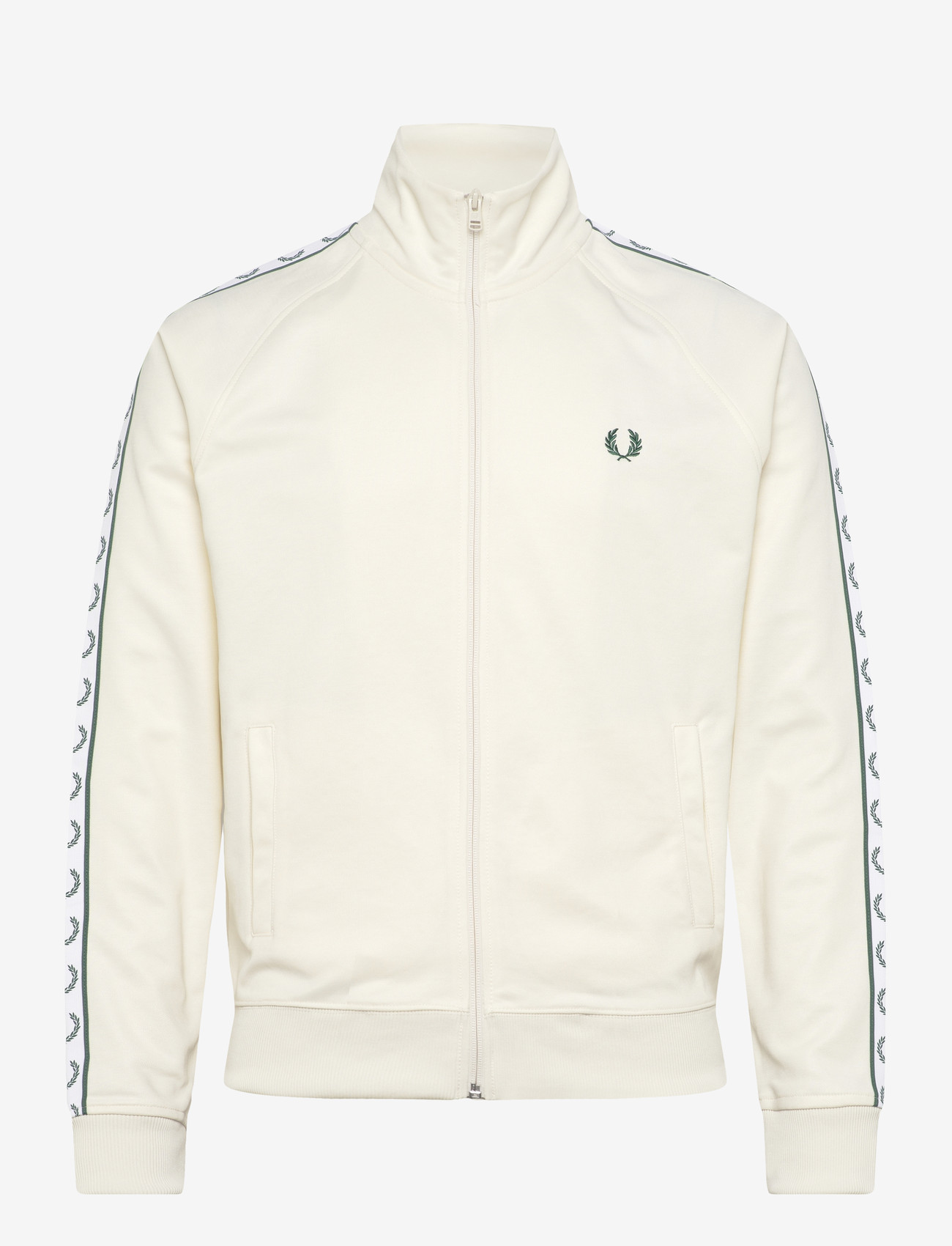 Fred Perry - CONTRAST TAPE TRACK JKT - oberteile - ecru - 1