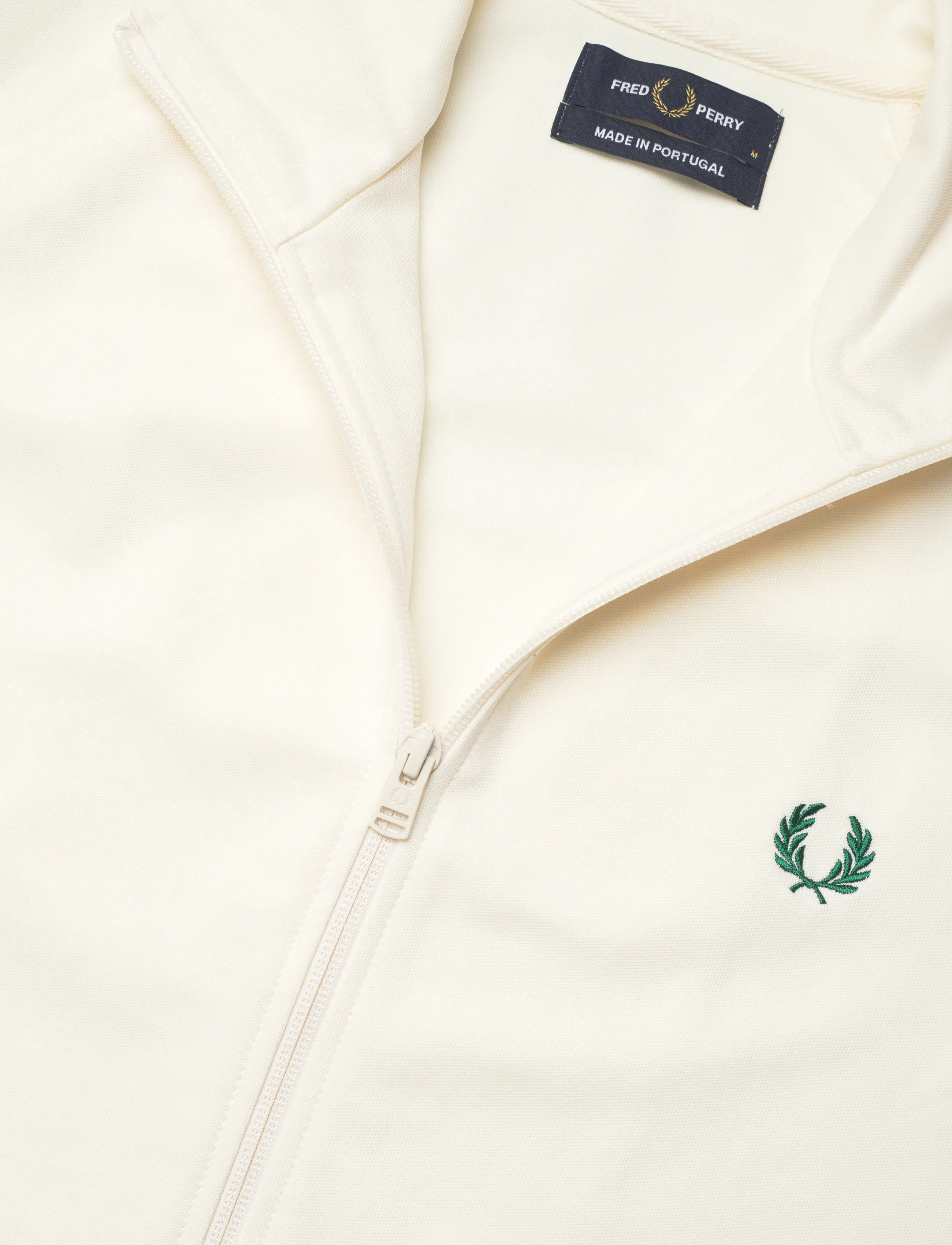 Fred Perry - CONTRAST TAPE TRACK JKT - tops - ecru - 4
