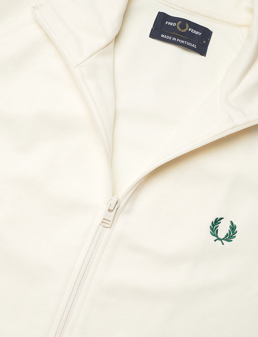 Fred Perry - CONTRAST TAPE TRACK JKT - oberteile - ecru - 4