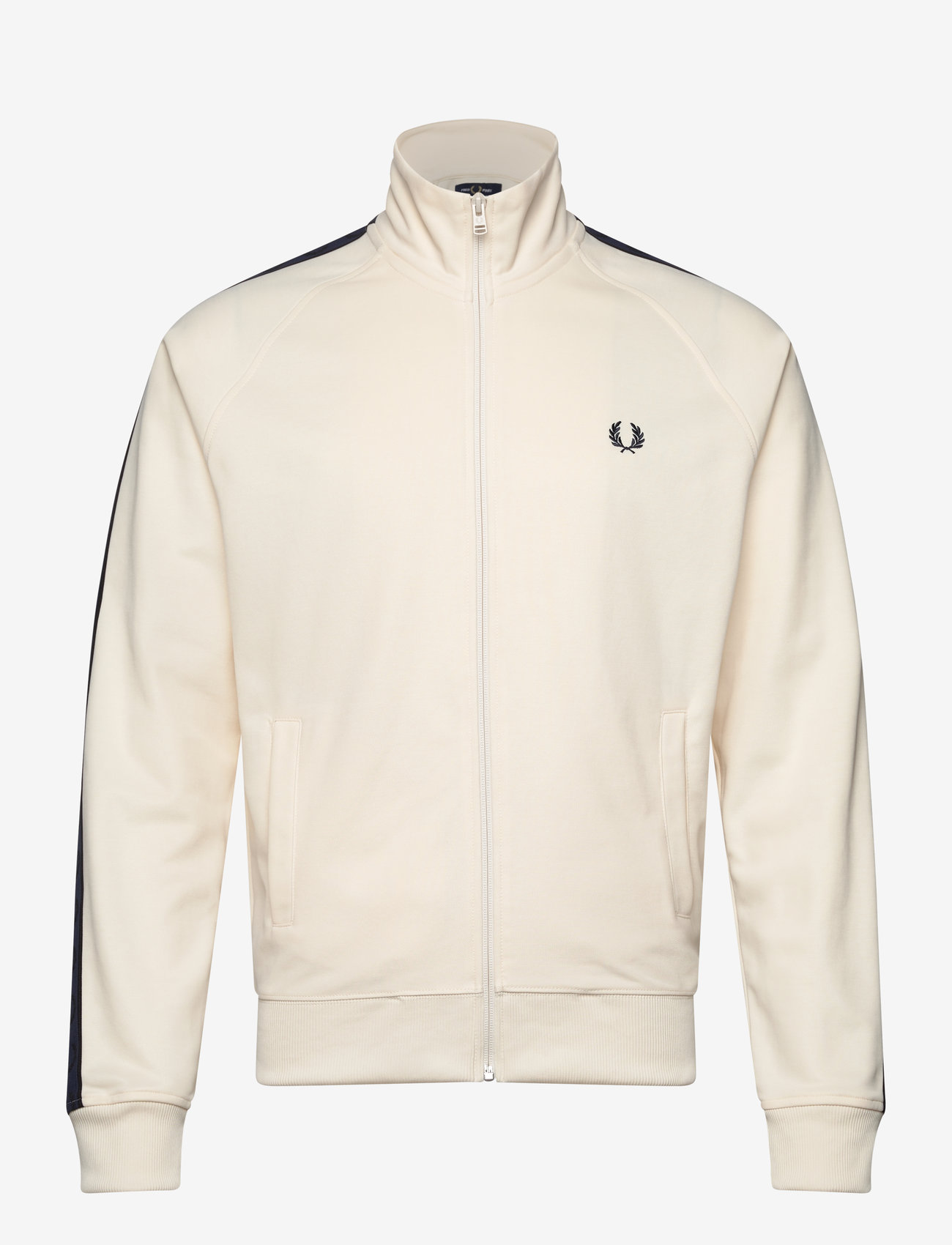 Fred Perry - CONTRAST TAPE TRK JKT - shoppa efter tillfälle - ecru/tennis blue - 0