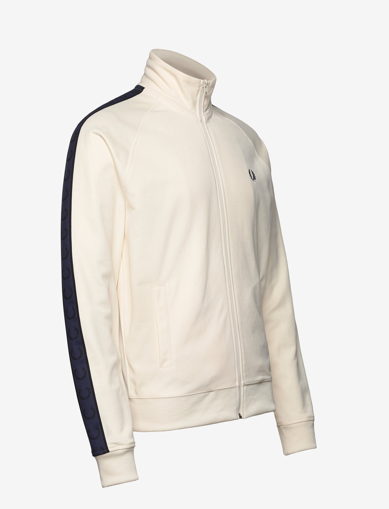 Fred Perry - CONTRAST TAPE TRK JKT - shoppa efter tillfälle - ecru/tennis blue - 3