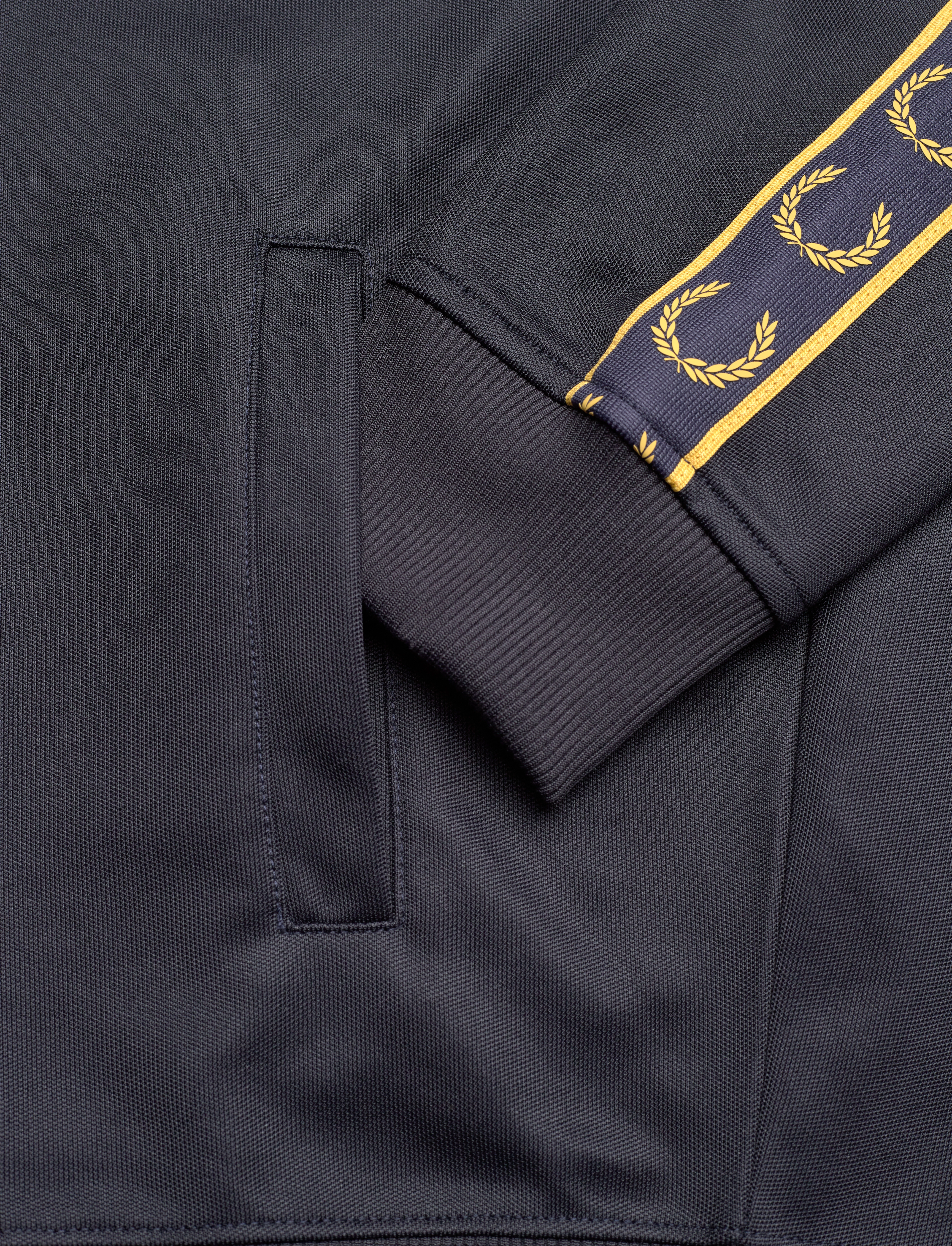 Fred Perry - CONTRAST TAPE TRACK JKT - mænd - navy/honeycomb - 3