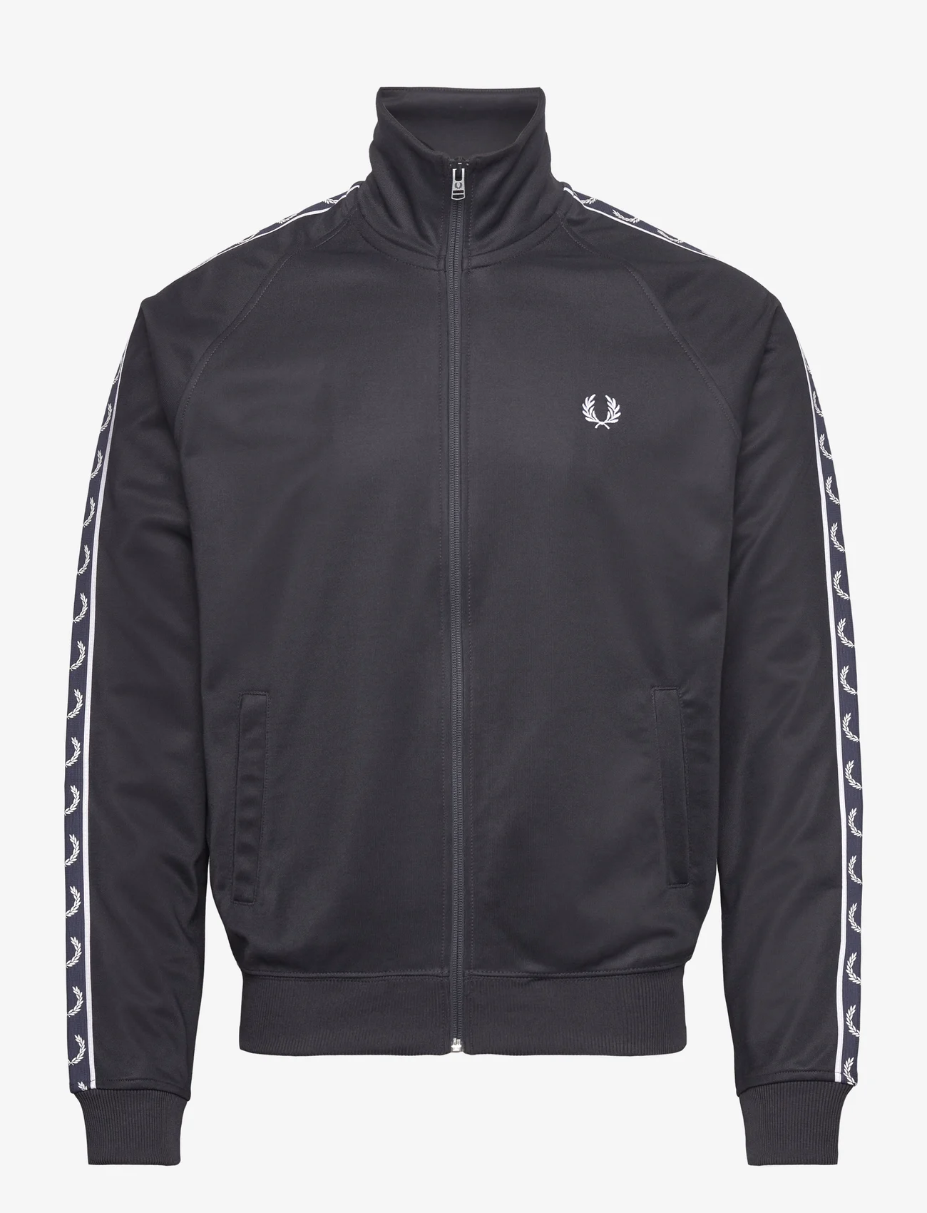 Fred Perry - CONTRAST TAPE TRACK JKT - sweatshirts - navy/navy - 0