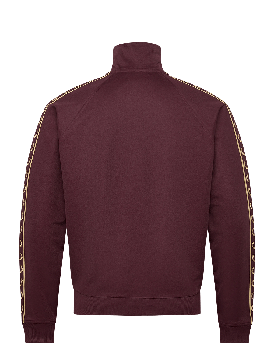 Fred Perry - CONTRAST TAPE TRACK JKT - oberteile - oxblood/champagn - 2
