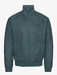 Fred Perry - CONTRAST TAPE TRACK JKT - dressipluusid - petrol blue/navy - 0