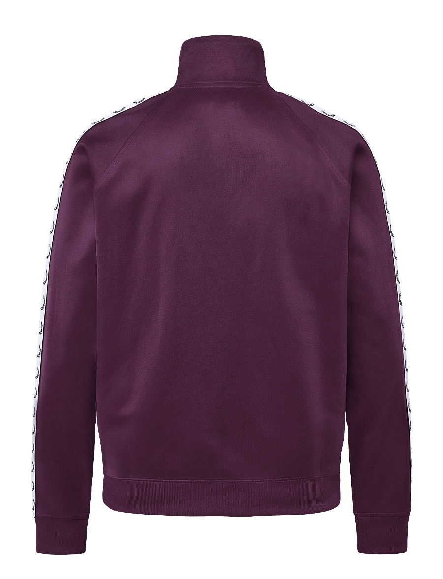 Fred Perry - CONTRAST TAPE TRACK JKT - tops - plum - 2