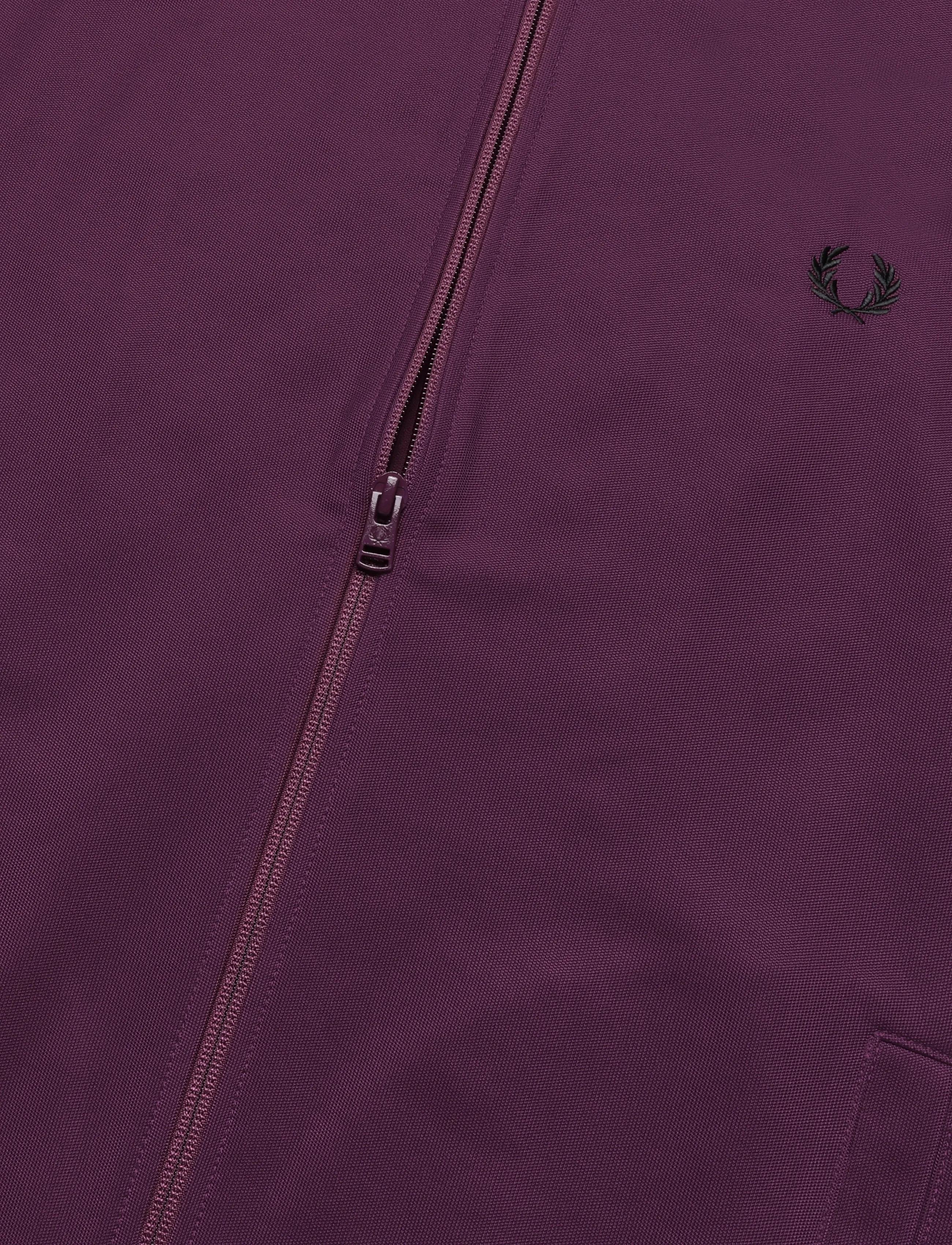 Fred Perry - CONTRAST TAPE TRACK JKT - tops - plum - 5