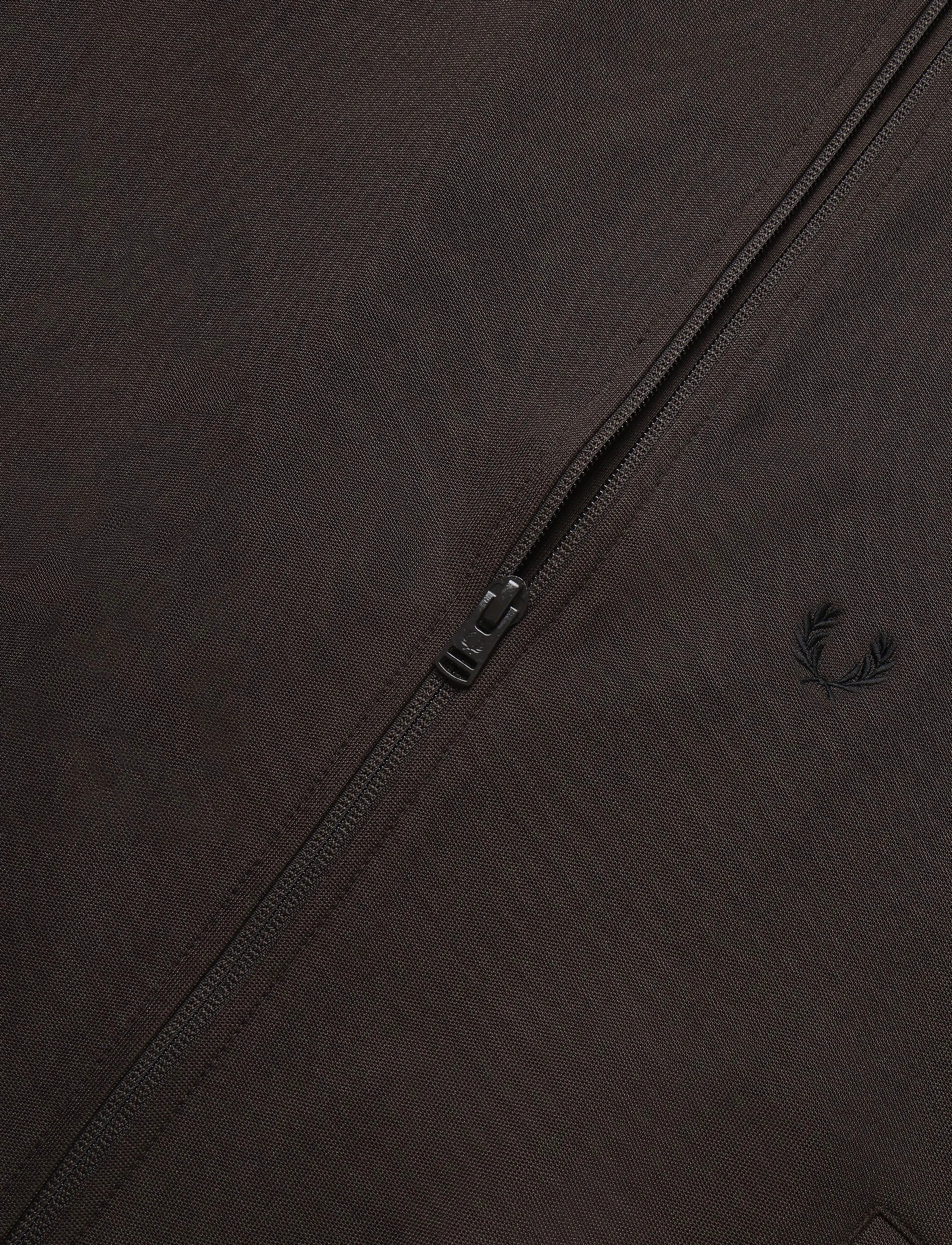 Fred Perry - CONTRAST TAPE TRACK JKT - oberteile - rich brown - 5