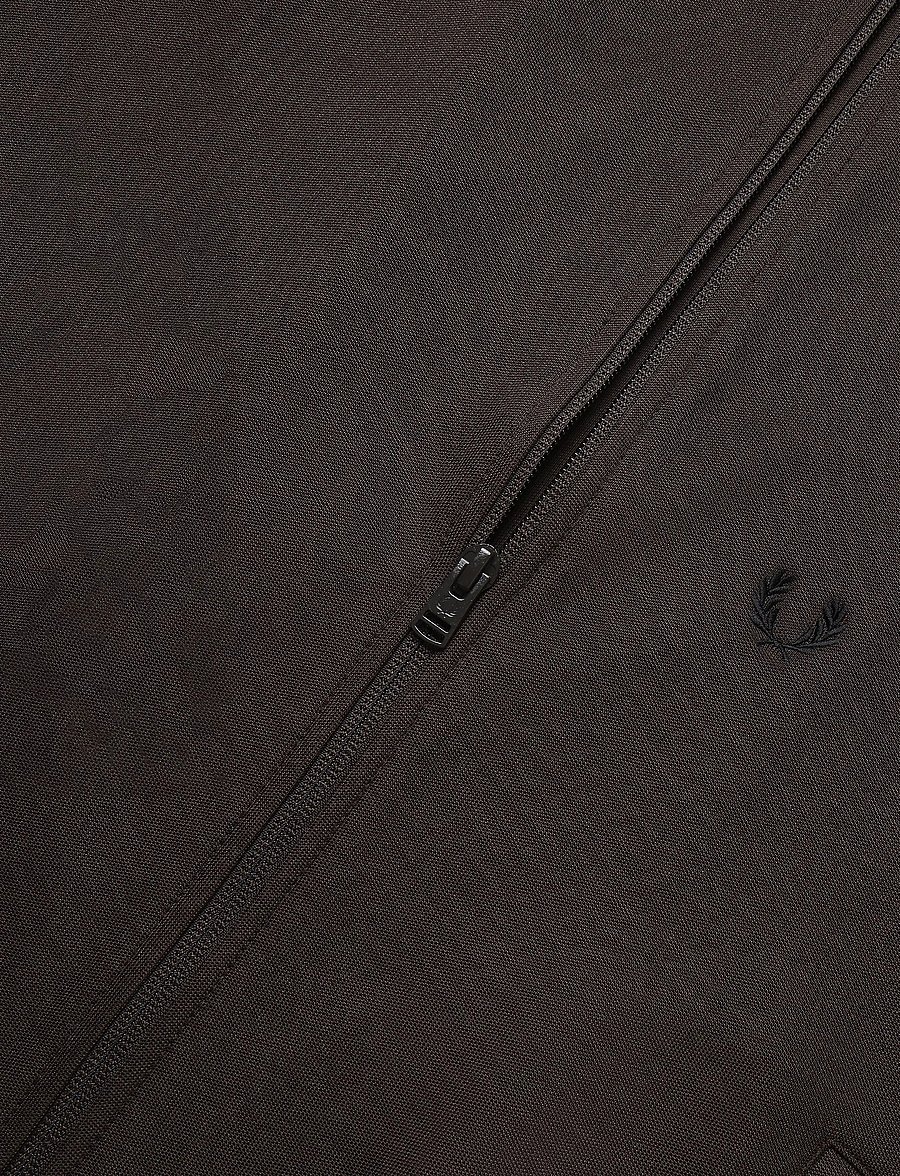 Fred Perry - CONTRAST TAPE TRACK JKT - oberteile - rich brown - 5