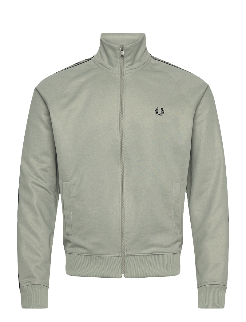 Fred Perry - CONTRAST TAPE TRACK JKT - oberteile - seagrass/navy - 1