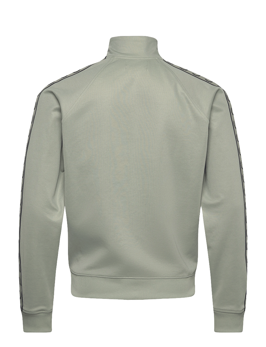 Fred Perry - CONTRAST TAPE TRACK JKT - oberteile - seagrass/navy - 2