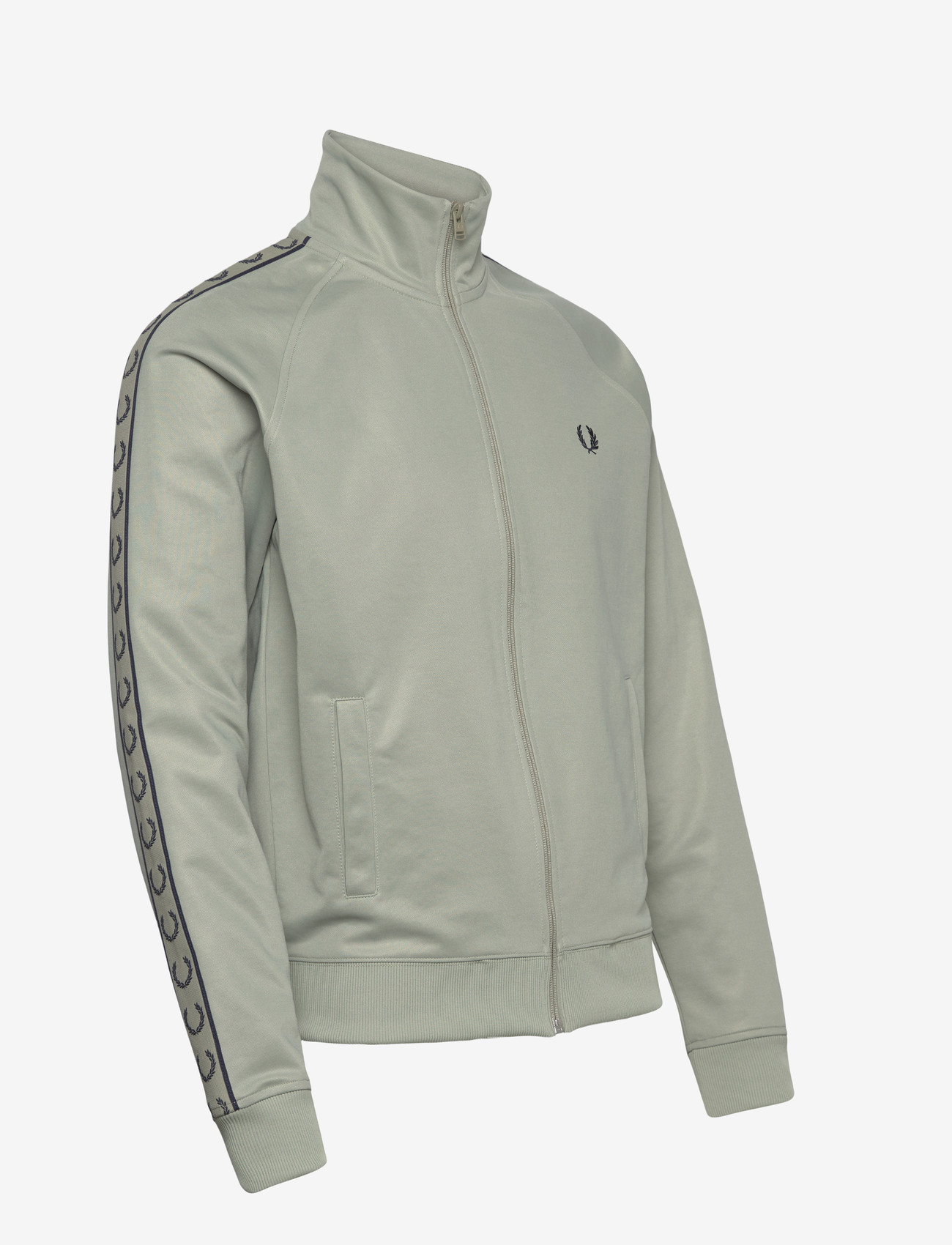Fred Perry - CONTRAST TAPE TRACK JKT - tops - seagrass/navy - 4