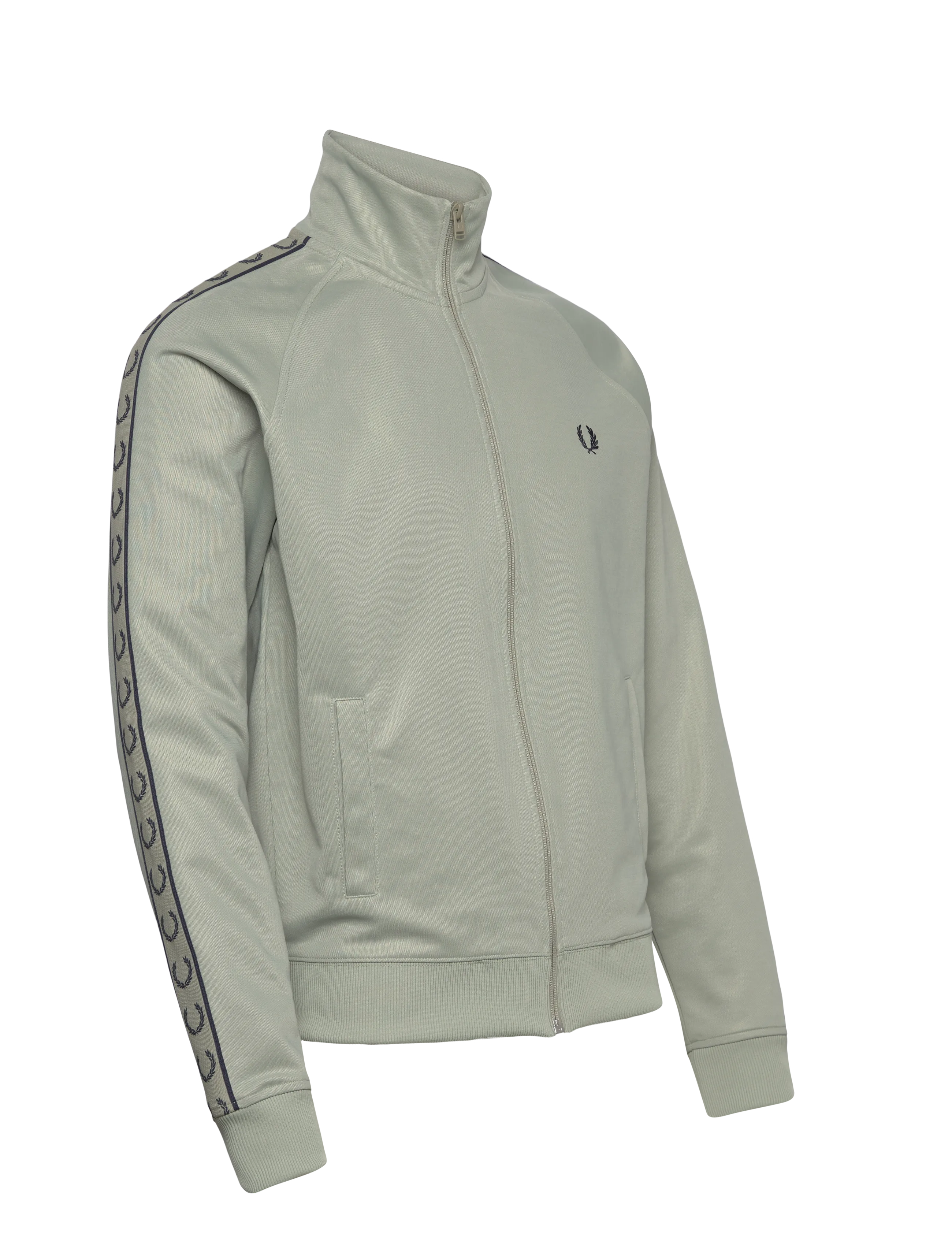 Fred Perry - CONTRAST TAPE TRACK JKT - oberteile - seagrass/navy - 4