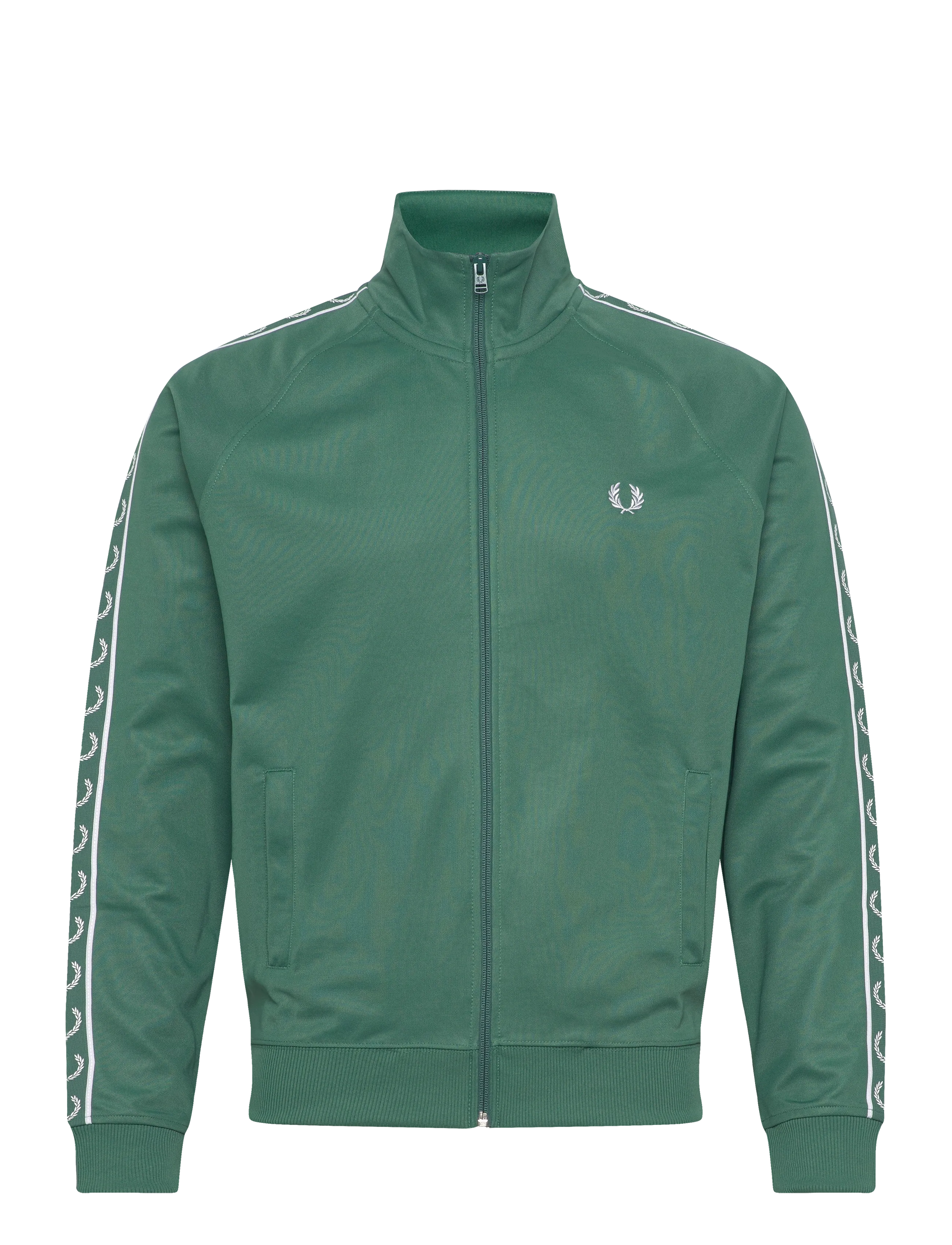 FRED PERRY Constrast Taped Trk Jkt Grün - L - Herren