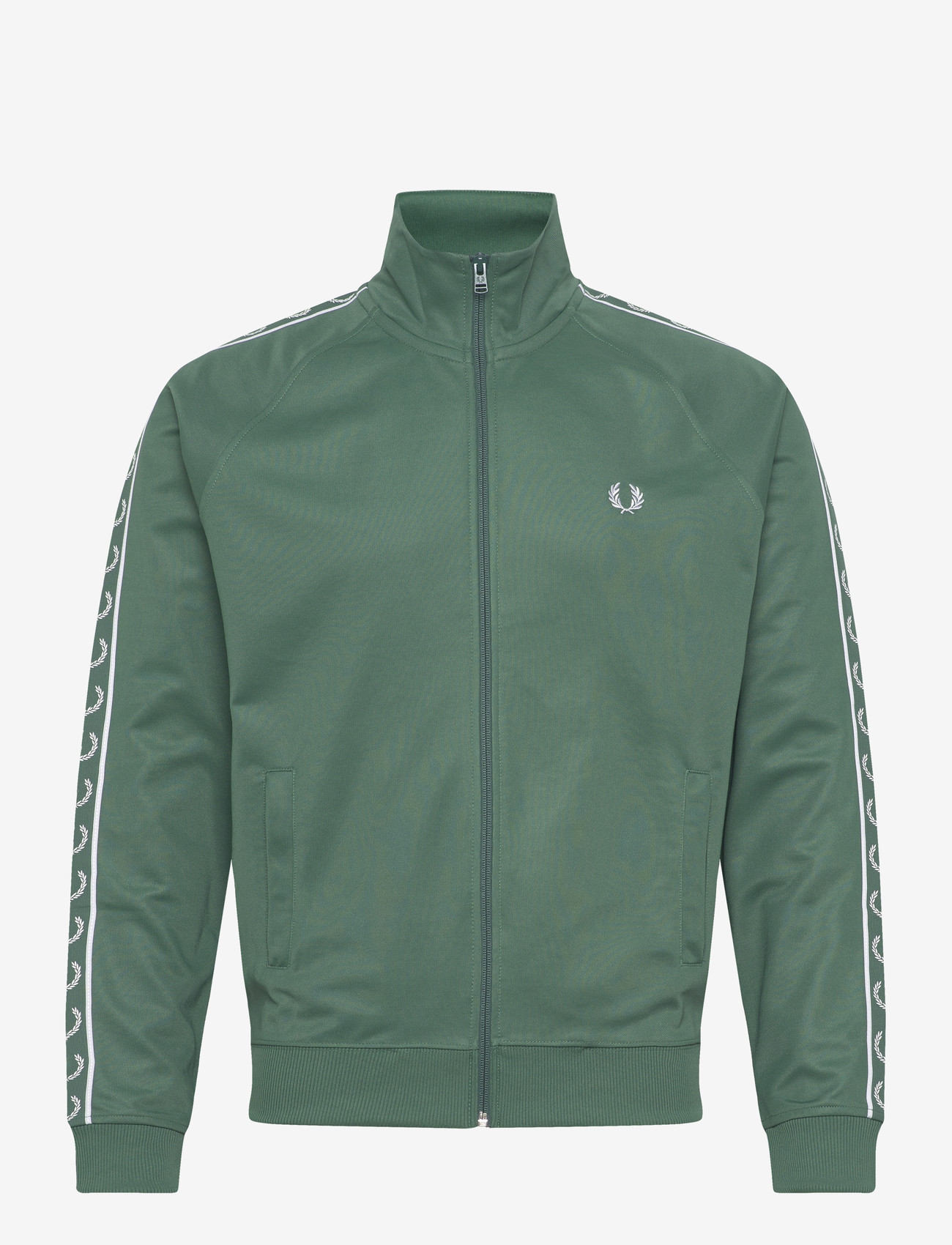 Fred Perry - CONTRAST TAPE TRACK JKT - overdele - sport green - 1