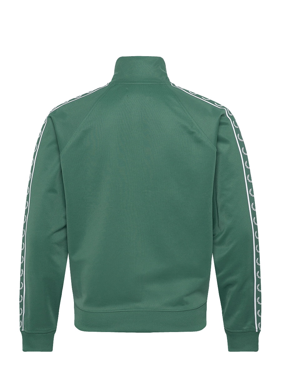 Fred Perry - CONTRAST TAPE TRACK JKT - sporta džemperi - sport green - 2