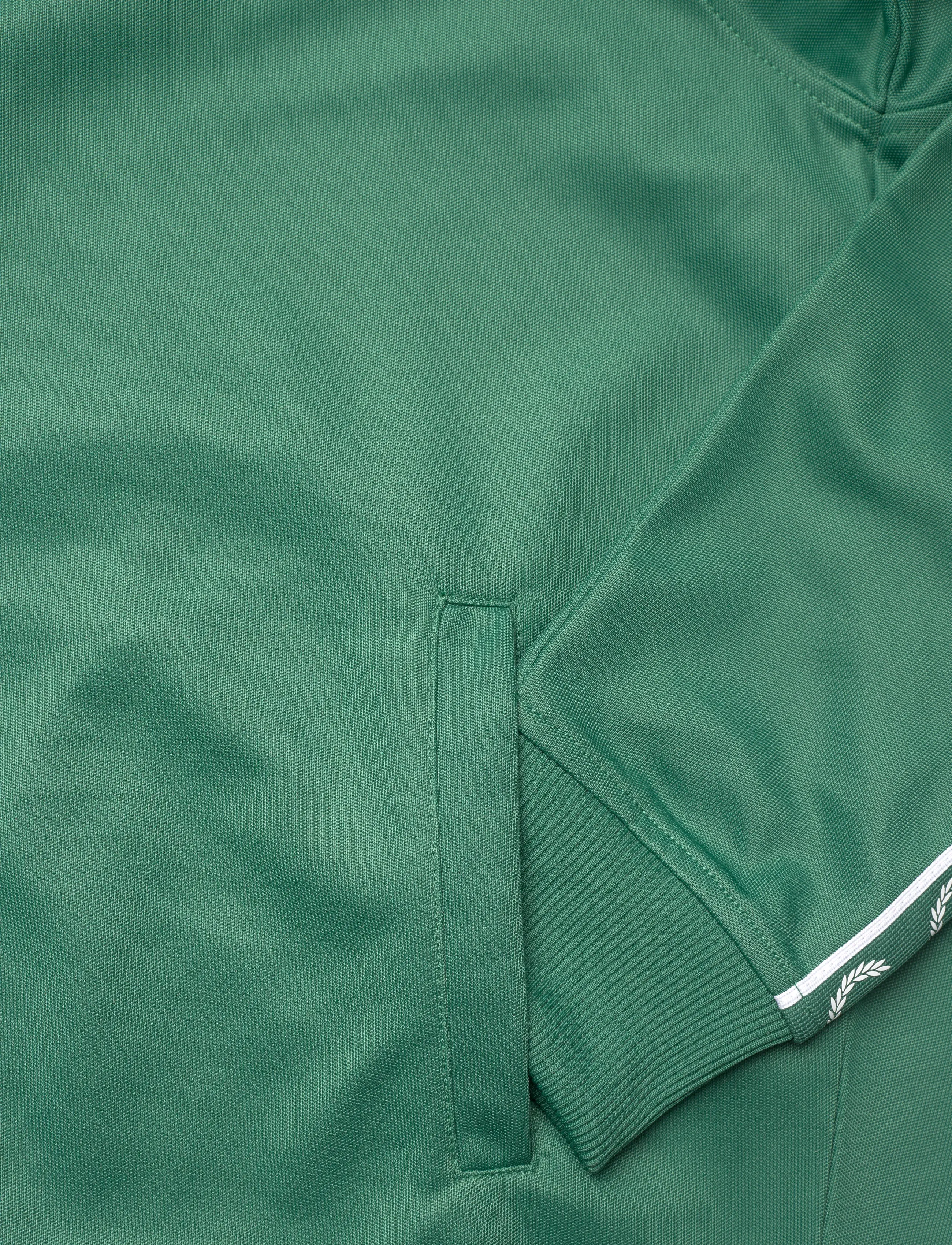 Fred Perry - CONTRAST TAPE TRACK JKT - tops - sport green - 5