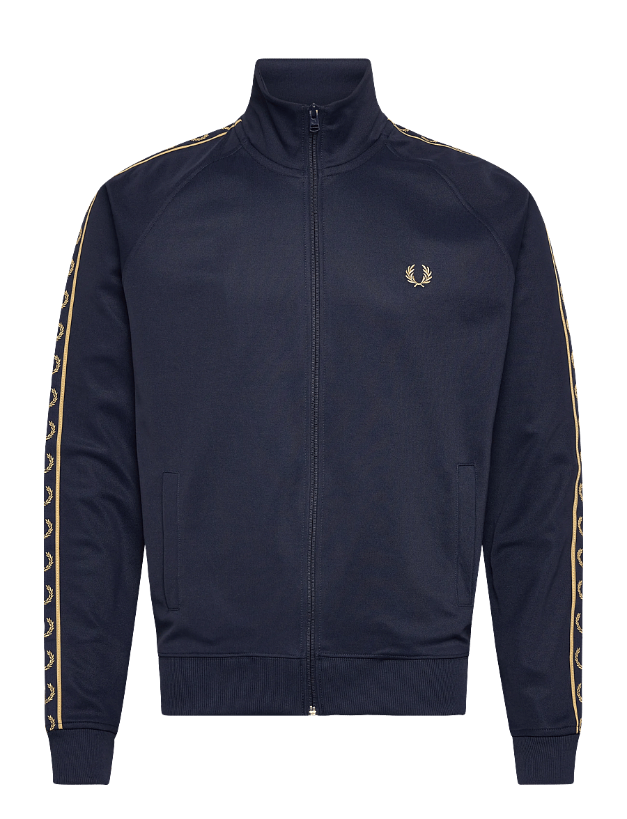 Fred Perry - CONTRAST TAPE TRACK JKT - yläosat - tennisb/champagn - 1