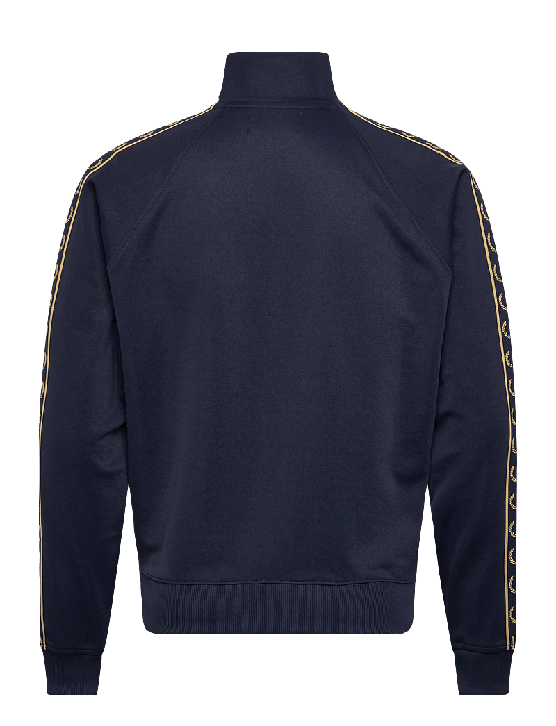 Fred Perry - CONTRAST TAPE TRACK JKT - sweatshirts - tennisb/champagn - 2