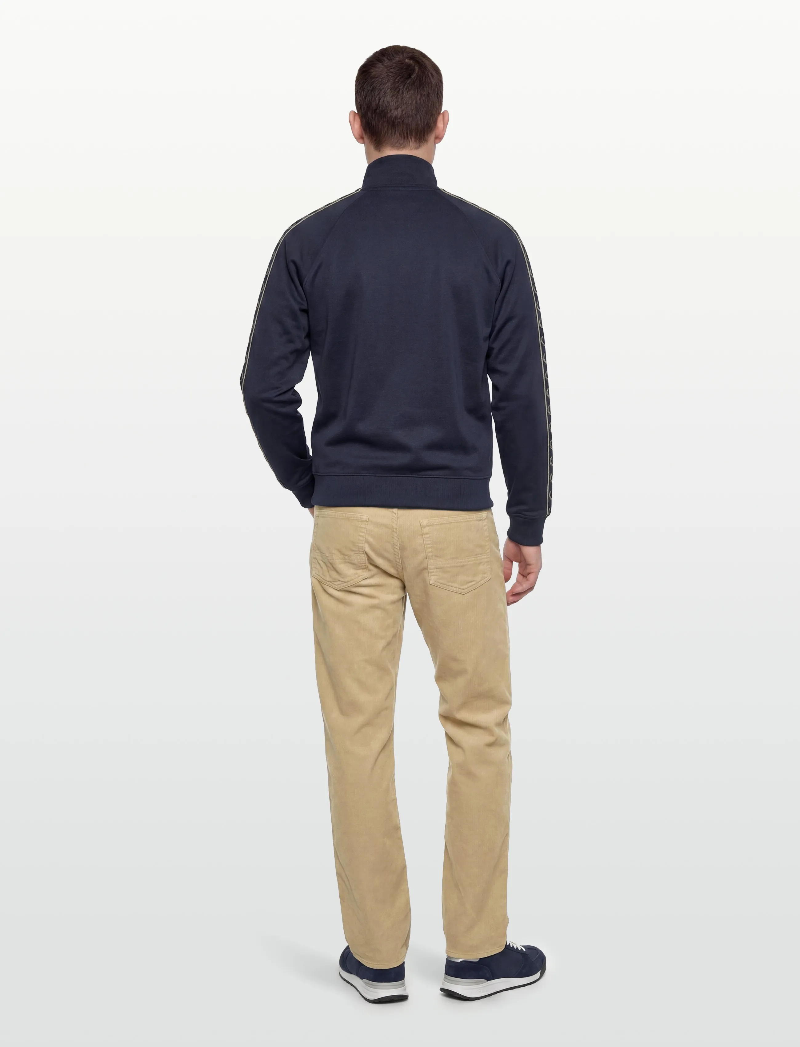 Fred Perry - CONTRAST TAPE TRACK JKT - Överdelar - tennisb/champagn - 4